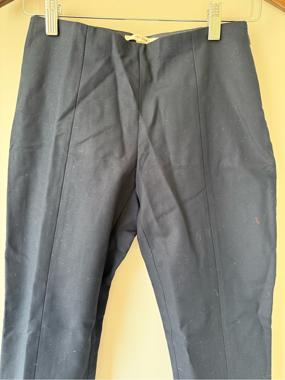 The Row Flat Front Dress Pants - Picture 2 of 8